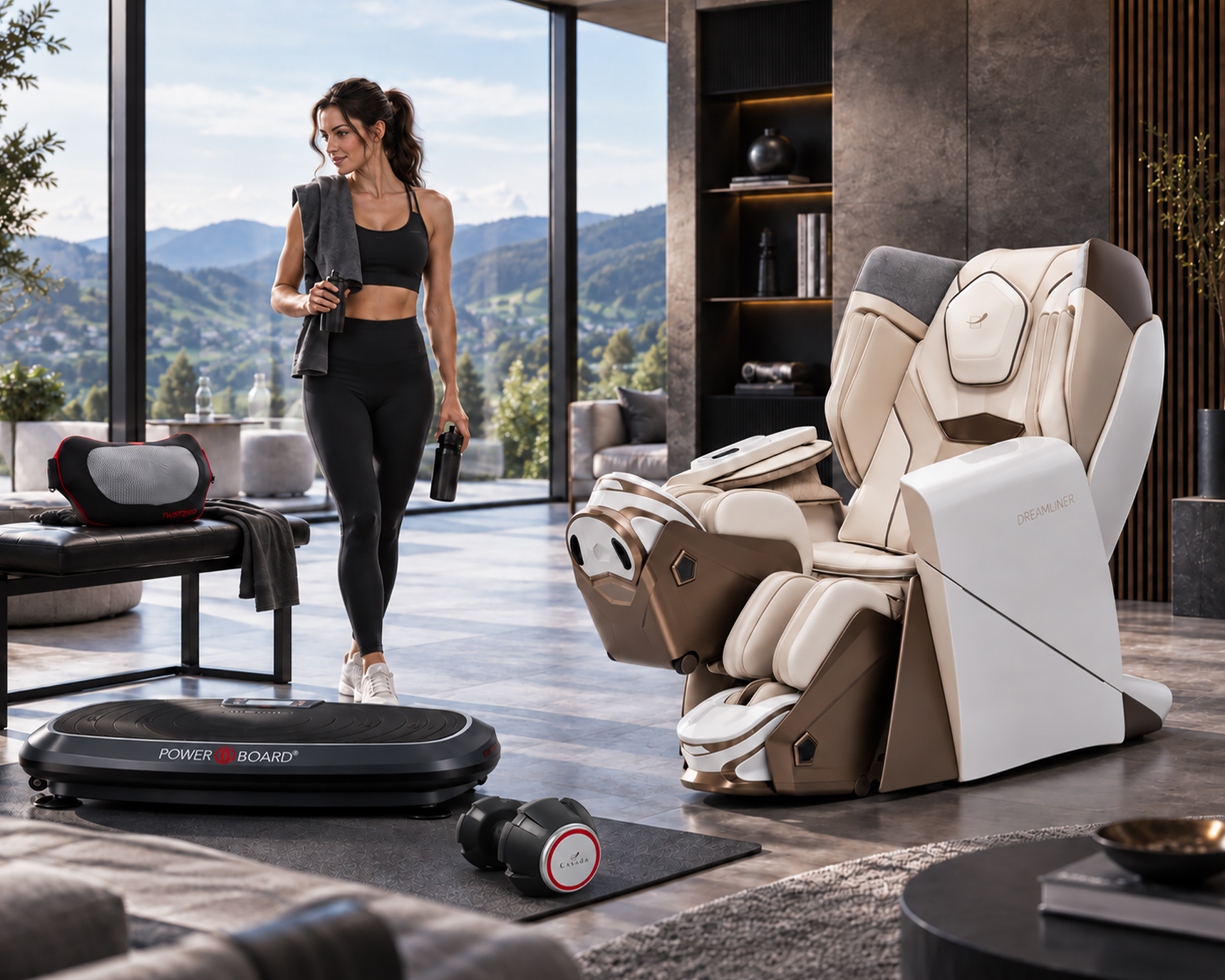 Casada Massage-, Fitness- und Wellness-Technologie für ein modernes Zuhause
