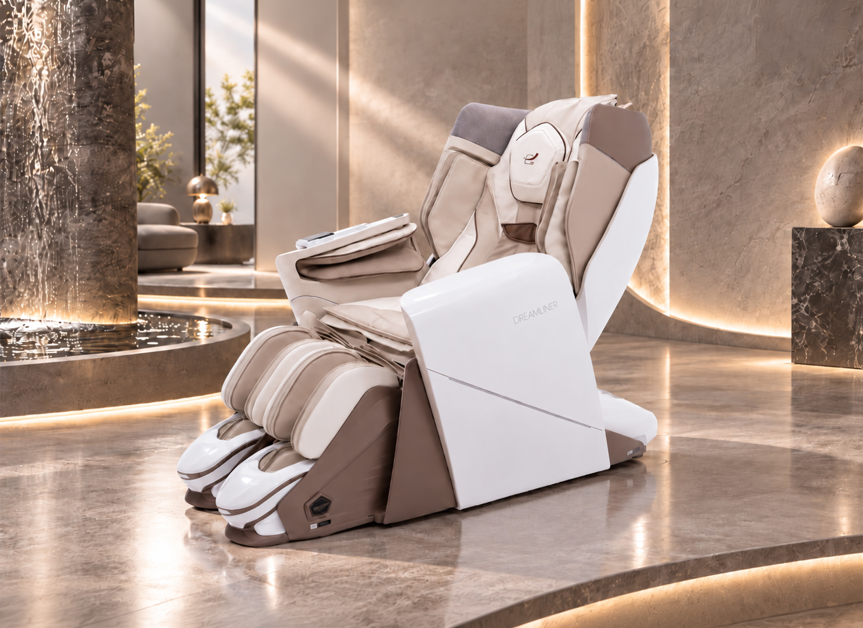 Casada Dreamliner Massagesessel in modernem Wohnambiente
