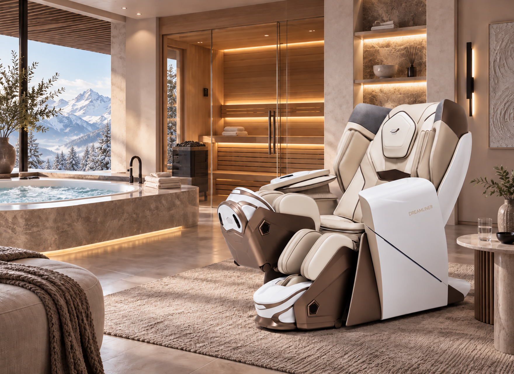 Wellness zu Hause mit Casada Massagesessel in einer persönlichen Entspannungszone