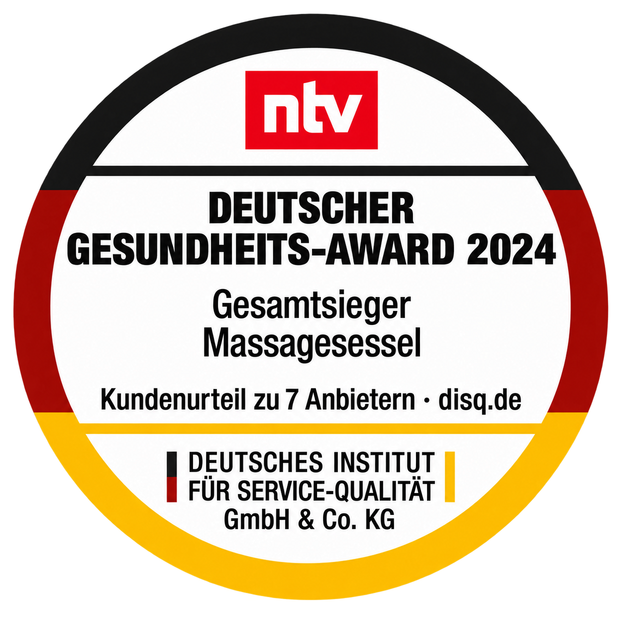 Deutscher Gesundheits-Award 2024 – Kategorie Massagesessel