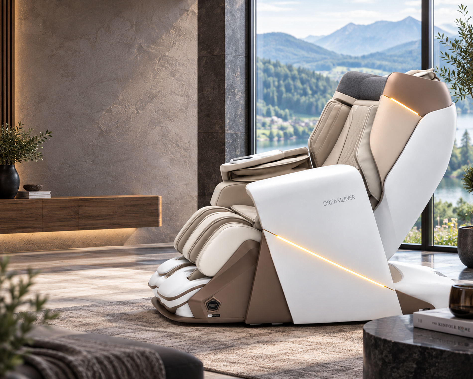 Casada Premium-Massagesessel als Teil eines modernen Wellnessinterieurs – Top Brand Corporate Health 2025