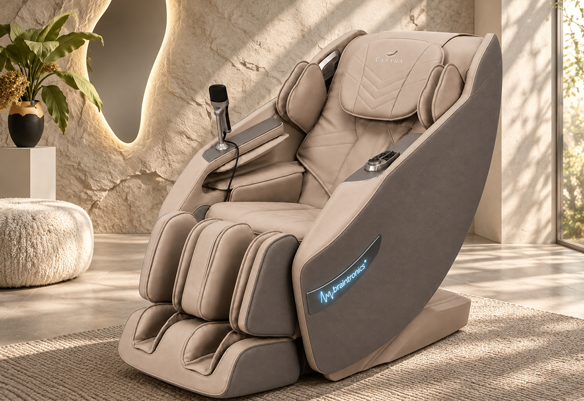 Casada BetaSonic III 3D Massagesessel mit Zero Gravity und Shiatsu Massage