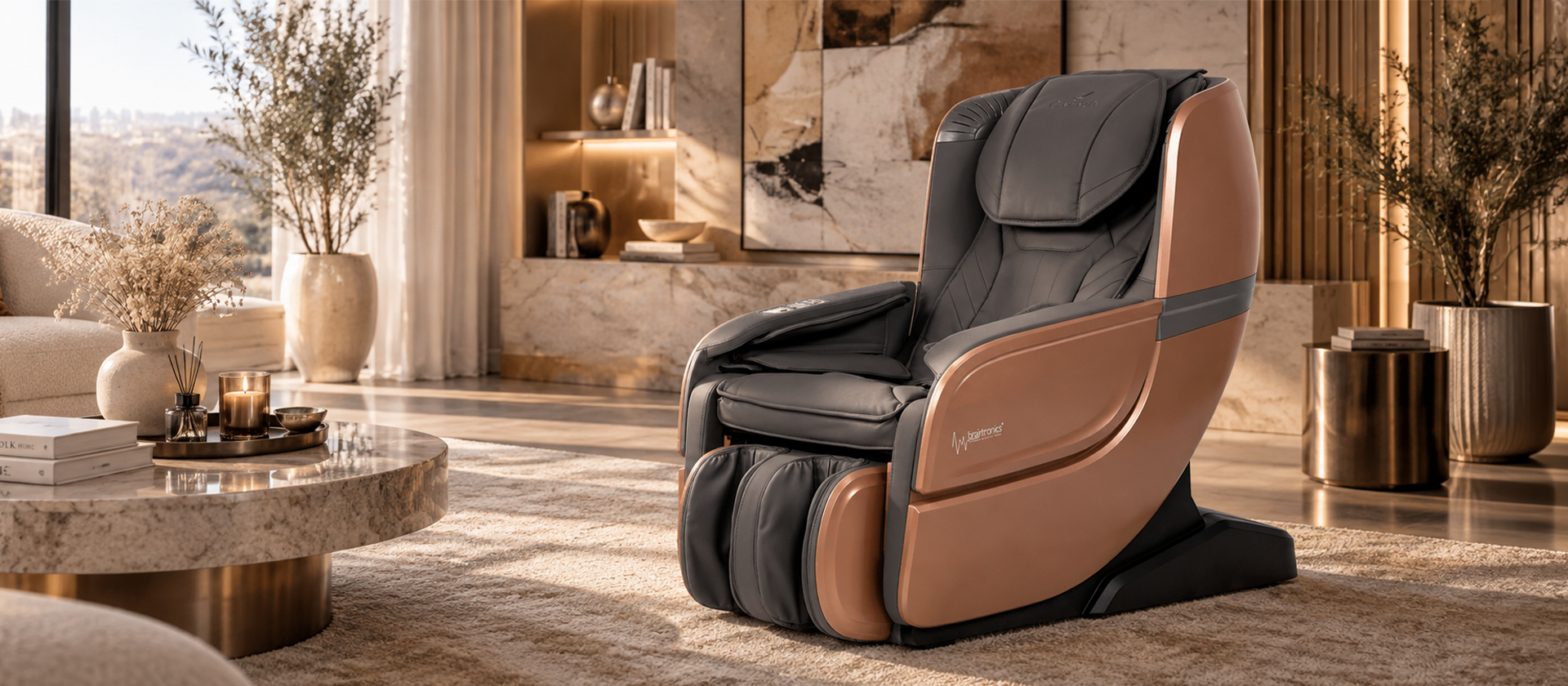 Casada EcoSonic Massagesessel in einem modernen Wohnraum