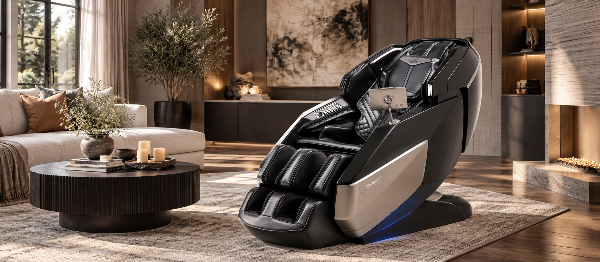 Casada Titan Massagesessel in einem hochwertigen Wohnambiente