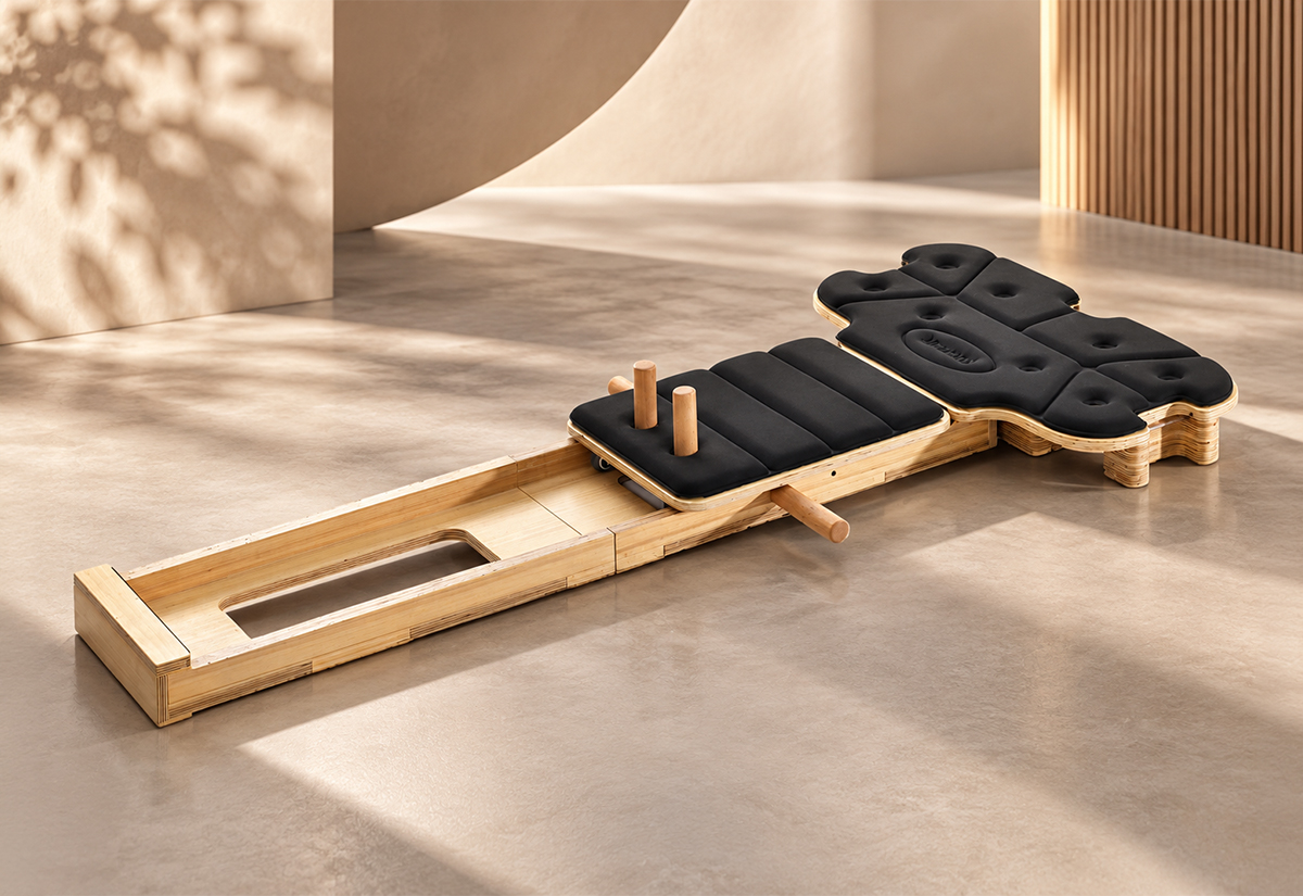 Casada Flowletic Pilates Board aus Naturholz für Yoga und Bodyweight Training