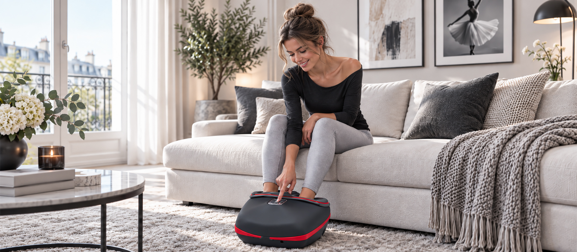 Casada FootInn II Fußmassagegerät für Wellness und entspannte Füße zu Hause
